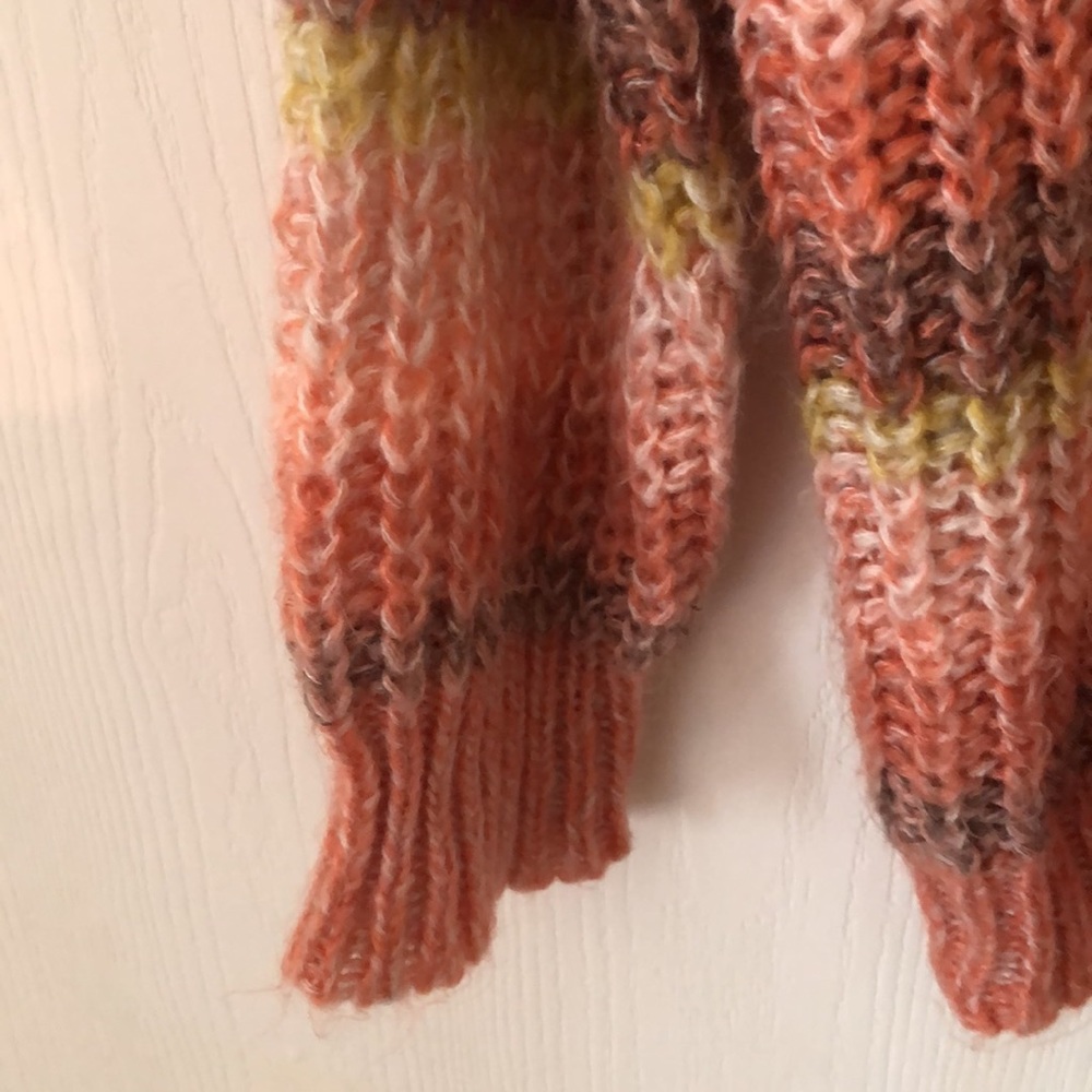 Women’s Fall Warm Multi Colored Striped American … - image 5